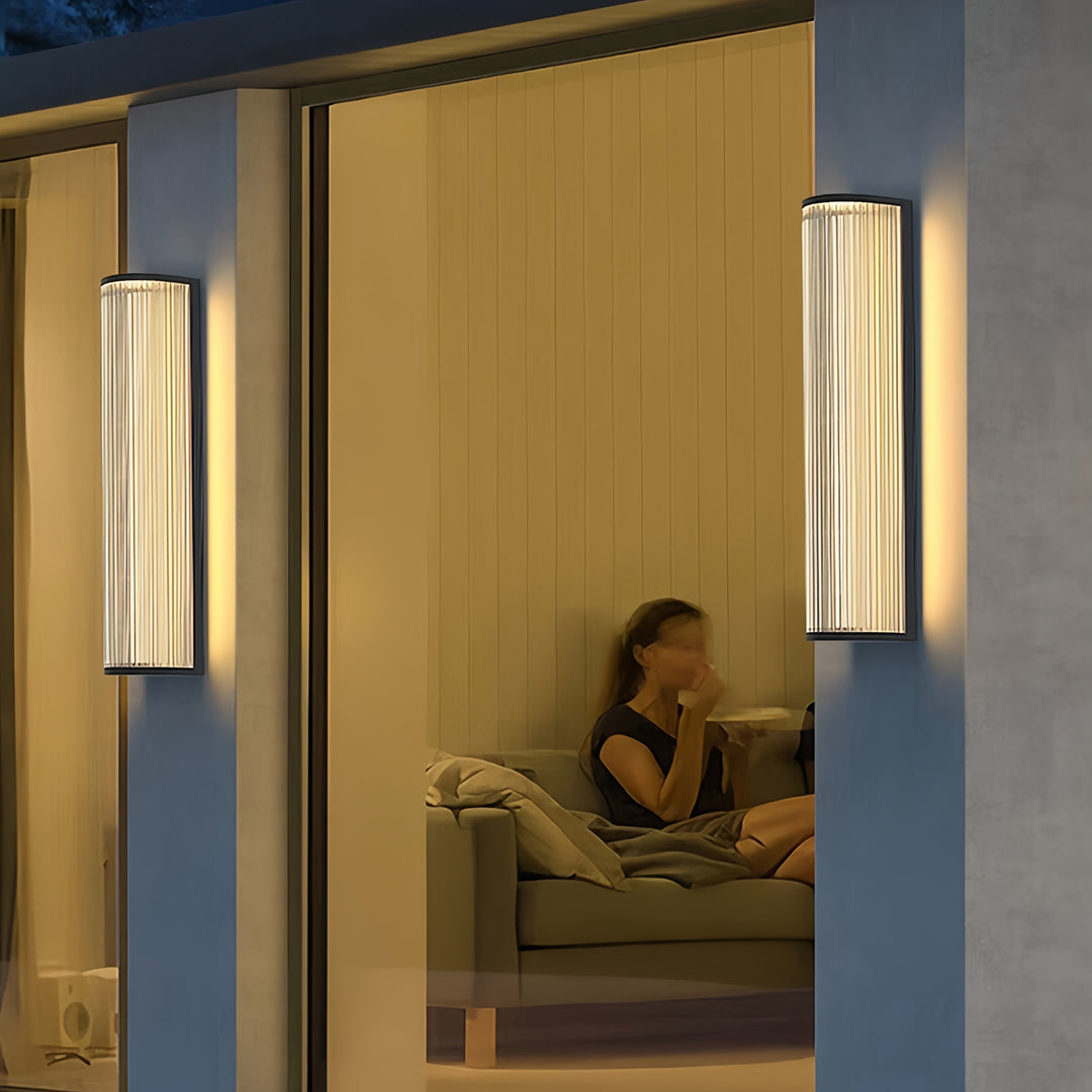 Vertical Wall Sconce Lighting Outdoor Waterproof Garden Lamp