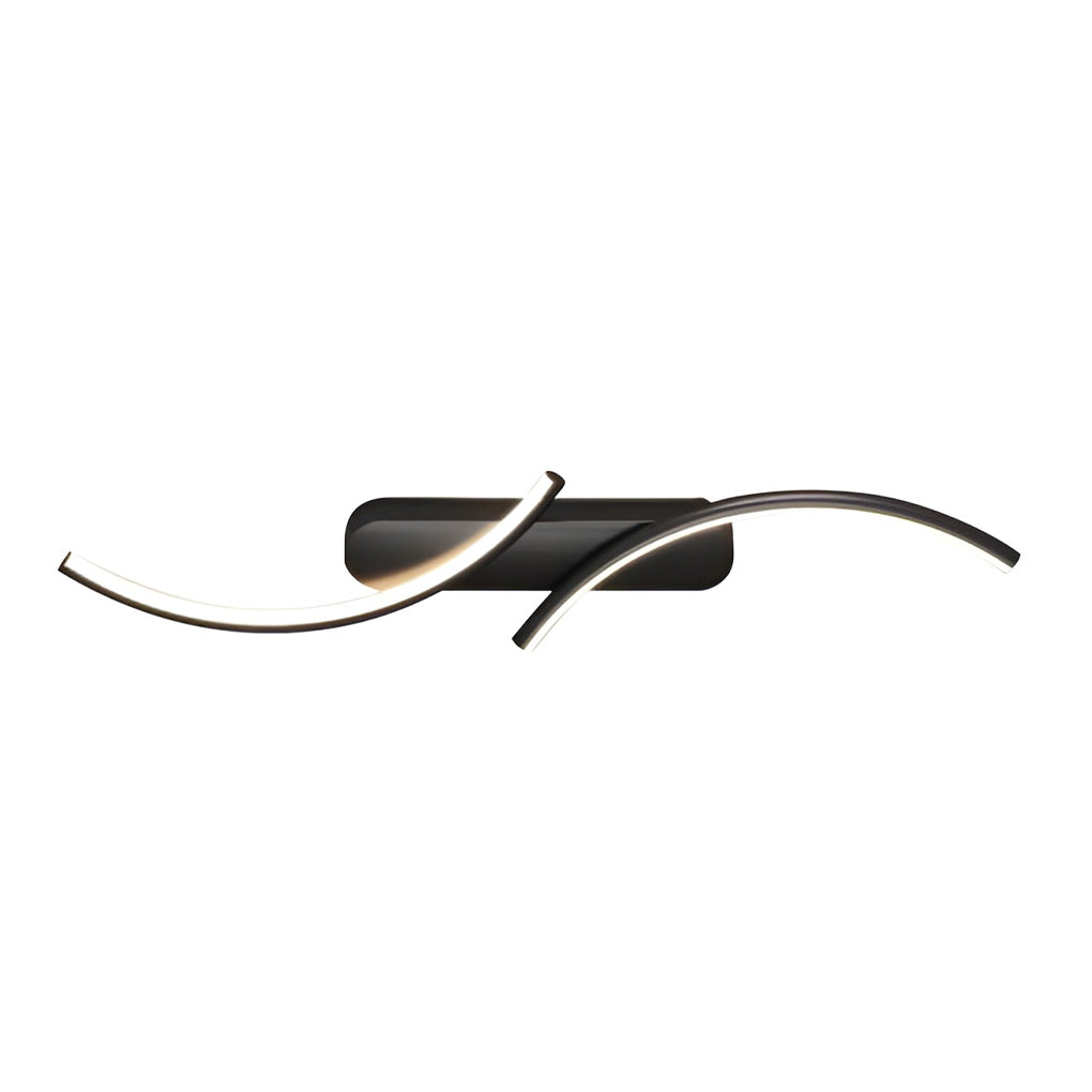 Modern Wave Wall Sconce Creative S-Shaped LED Light