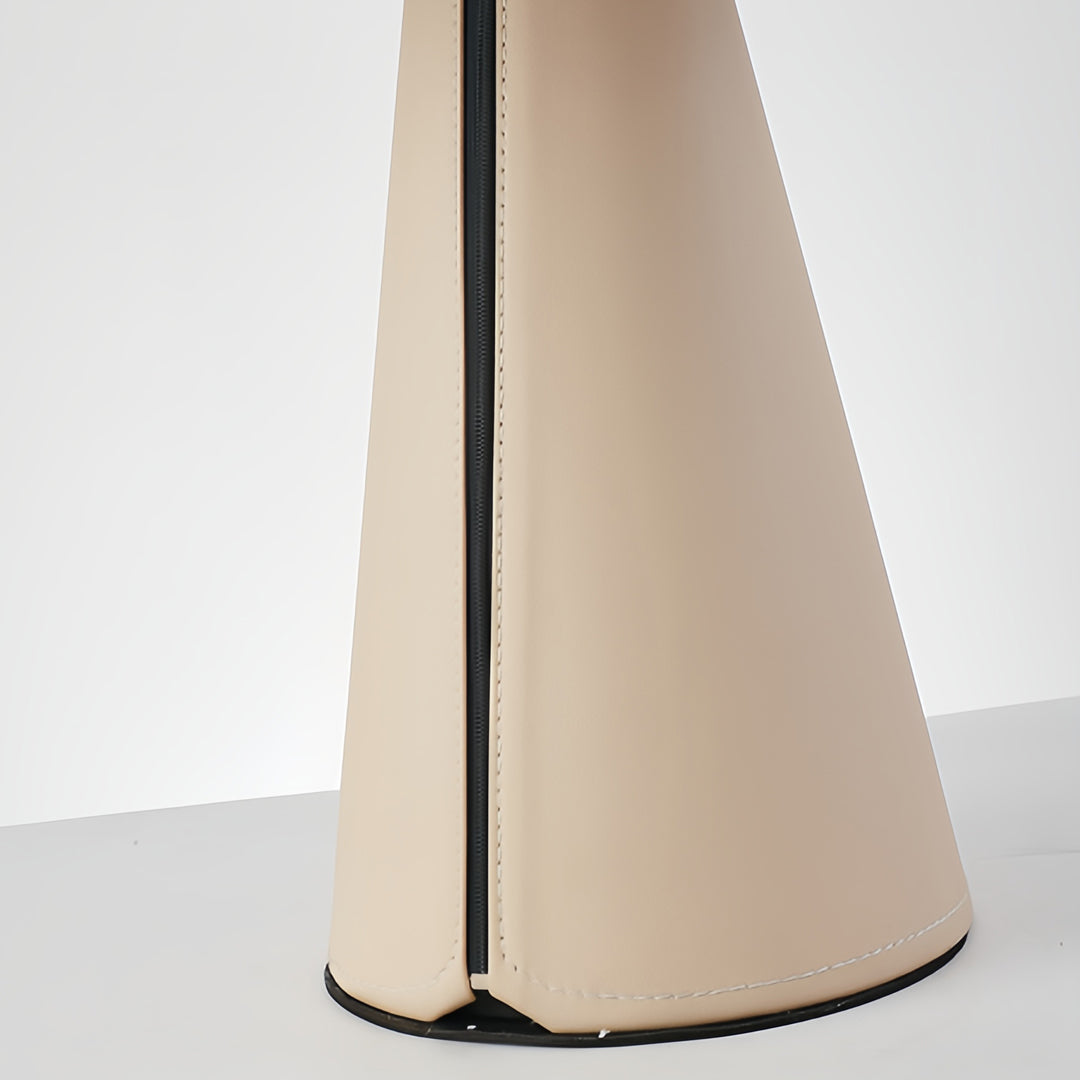 Table White Lamps Modern Pleated Shade Elegant Bedroom Bedside Lamp