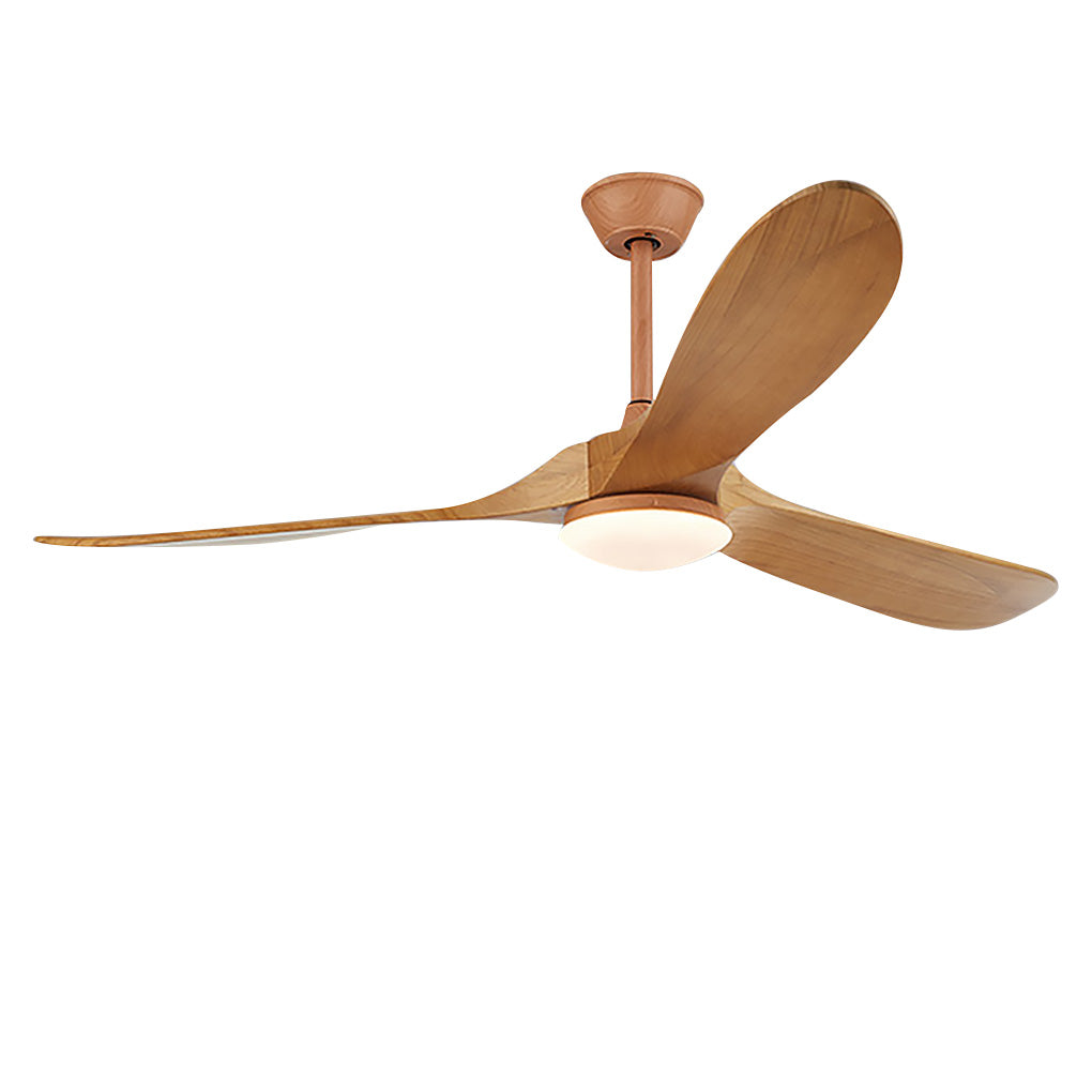 Modern Wood Ceiling Fan with Light Vintage Solid Wood Quiet Fan