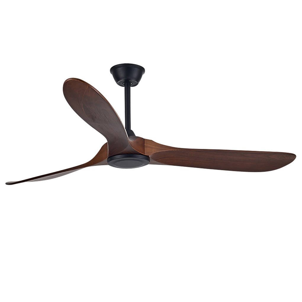 Modern Wood Ceiling Fan with Light Vintage Solid Wood Quiet Fan