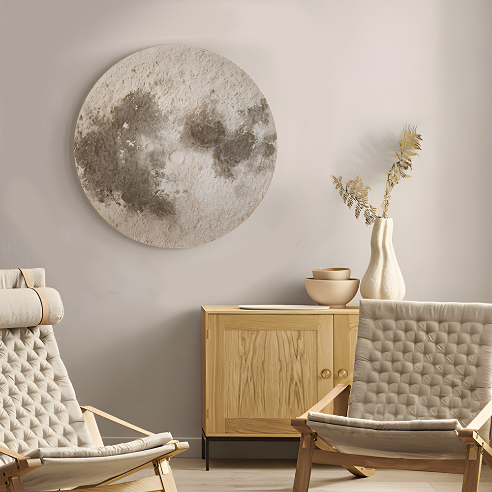 Moon Wall Lamp Modern Sandstone USB Art Decorative Light
