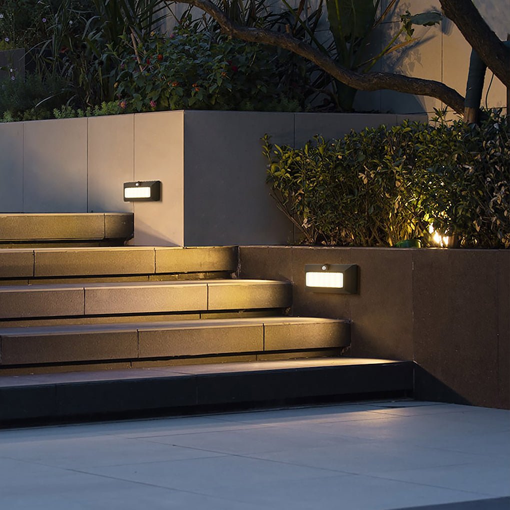 Motion Sensor LED Step Lights Modern Intelligent Outdoor Light