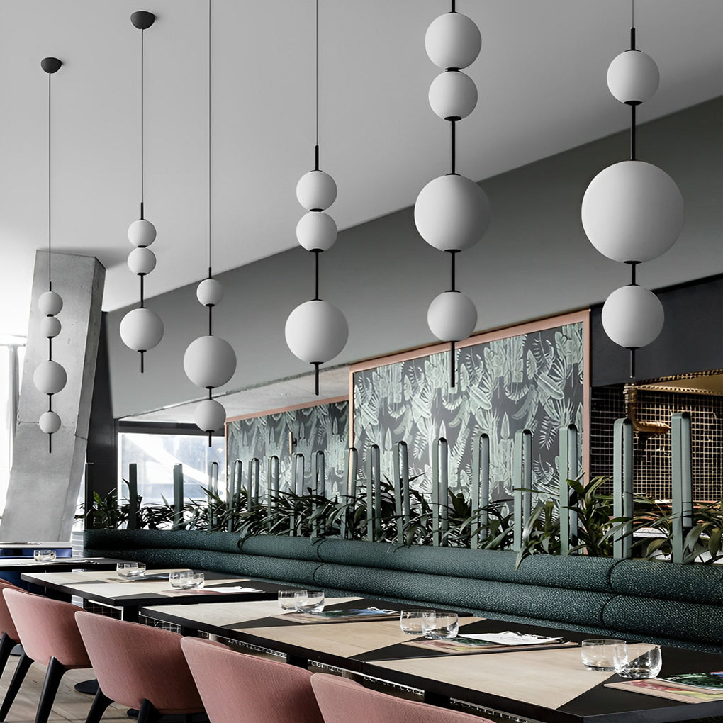 Multi Ball Pendant Light Modern LED Metal Ceiling Light