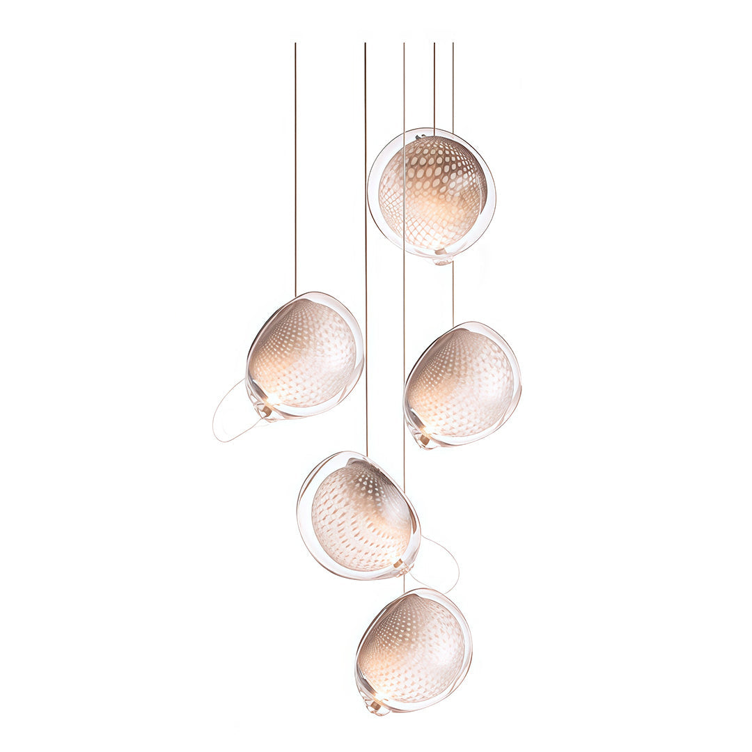 Jellyfish Pendant Light Nordic Luxury Glass Ceiling Light