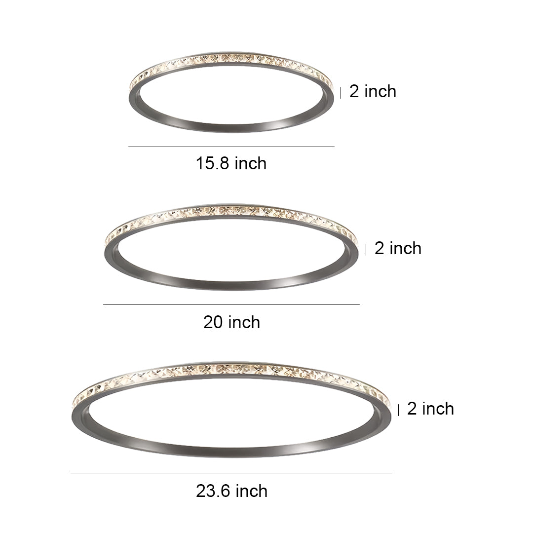 Round Flush Mount LED Lights Minimalist Ultra Thin Ceiling Light