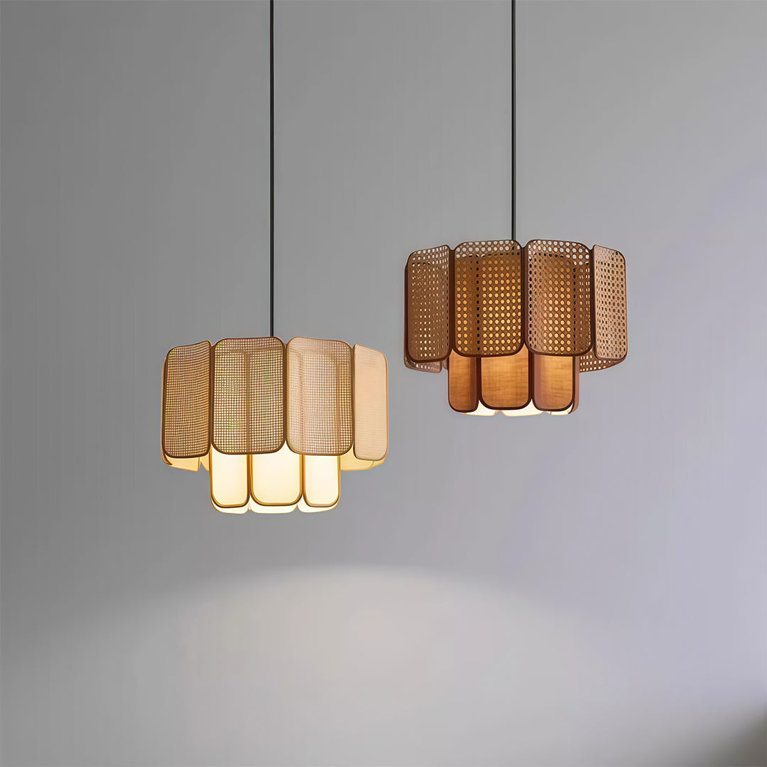 Bamboo Pendant Lights Japanese Zen Rattan Ceiling Light