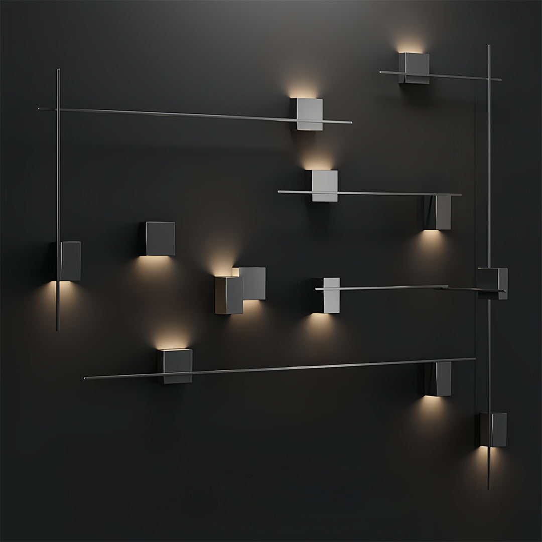 Decor Wall Lights Modern Minimalist Rectangular Wall Lamp Set