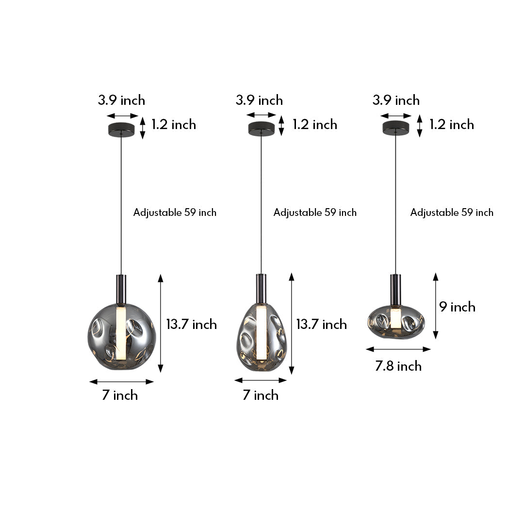 Branch Drum Pendant Lights Modern Minimalist Ceiling light