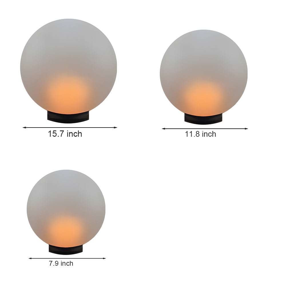 Acrylic Moon-Shaped Round Landscape Lighting Waterproof Modern Style