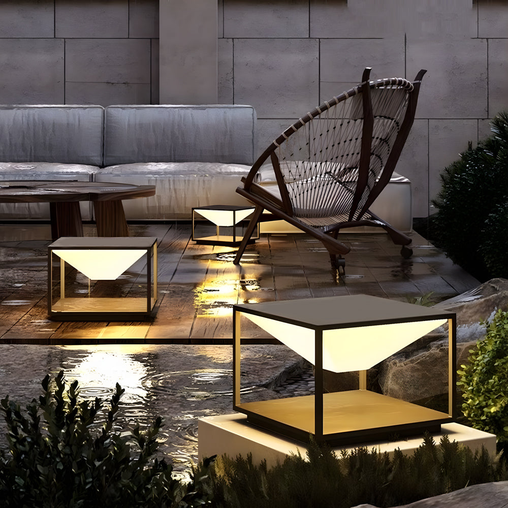 Square Pillar Light Stainless Steel Waterproof