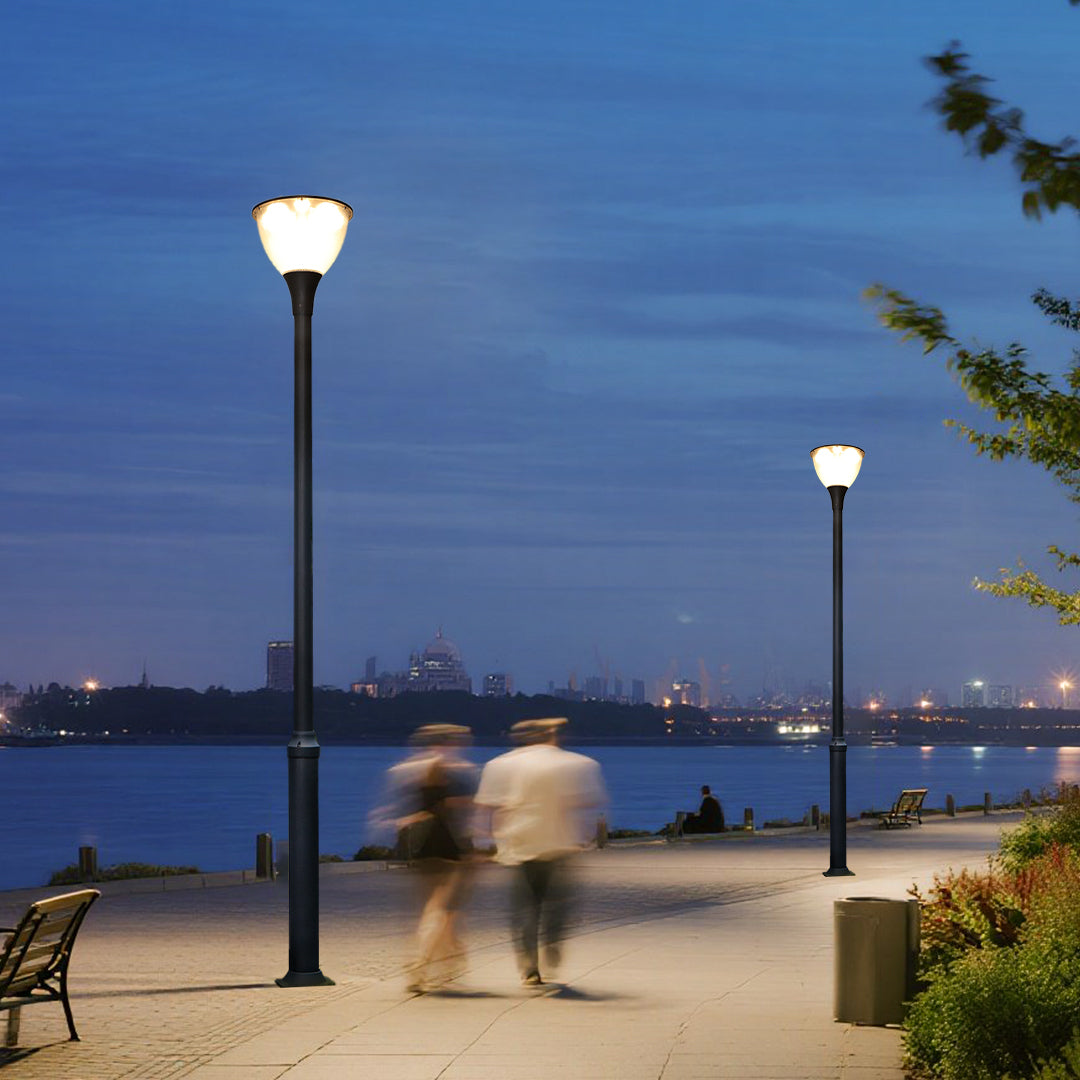 Outdoor Posts For Lights Modern Minimalist Style