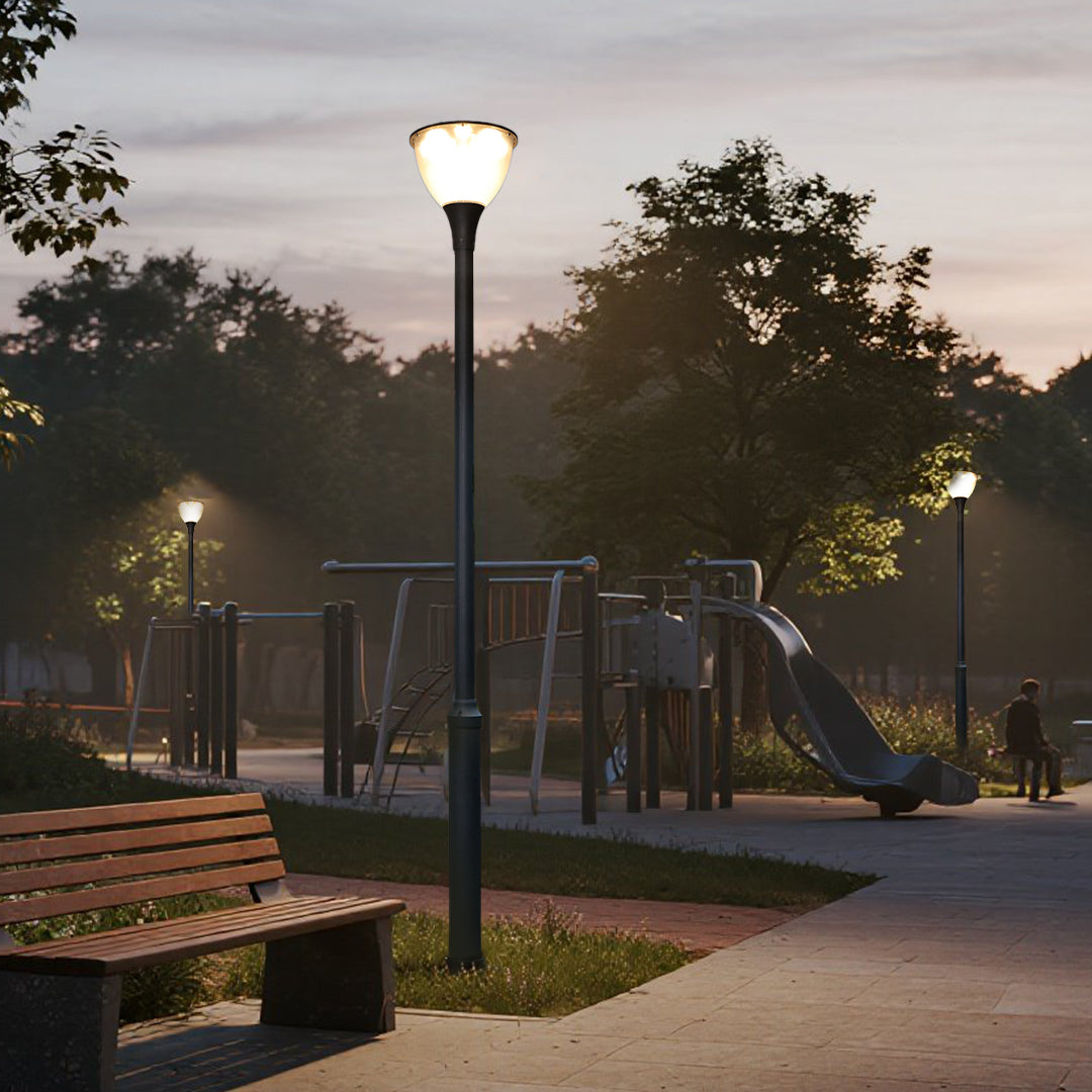 Outdoor Posts For Lights Modern Minimalist Style