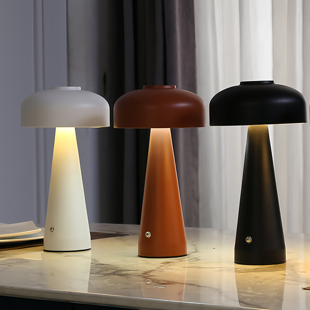 Mushroom Table Lamps Dimmable Touch Control Portable LED Lamps