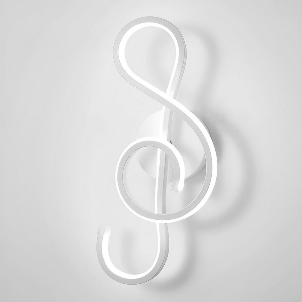 Musical Note Wall Light Modern LED Decoration Light