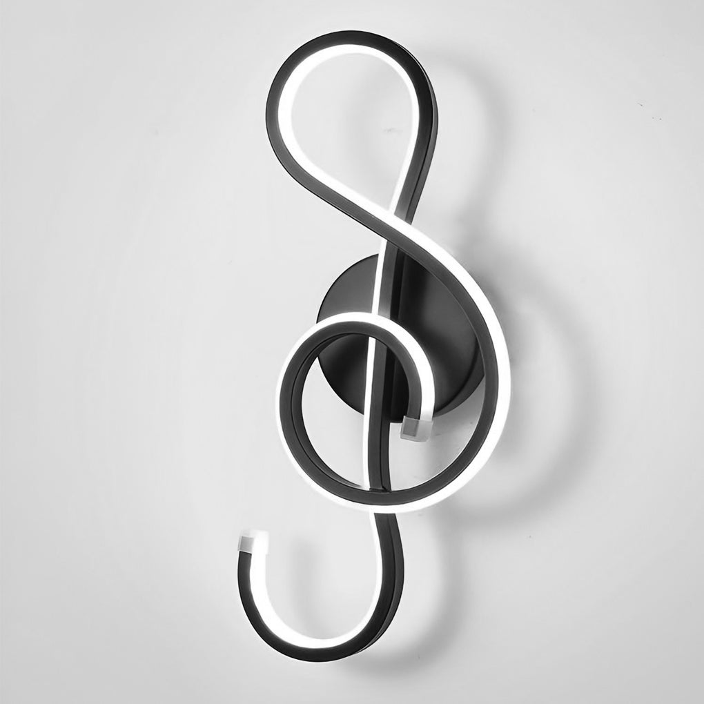Musical Note Wall Light Modern LED Decoration Light