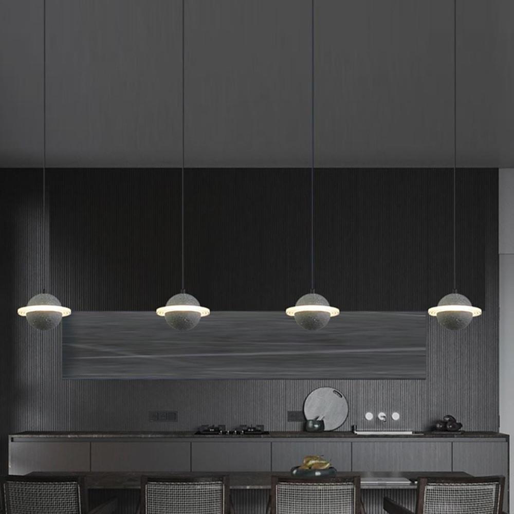 Saturn Acrylic Pendant Lighting LED Modern Ceiling Lighting