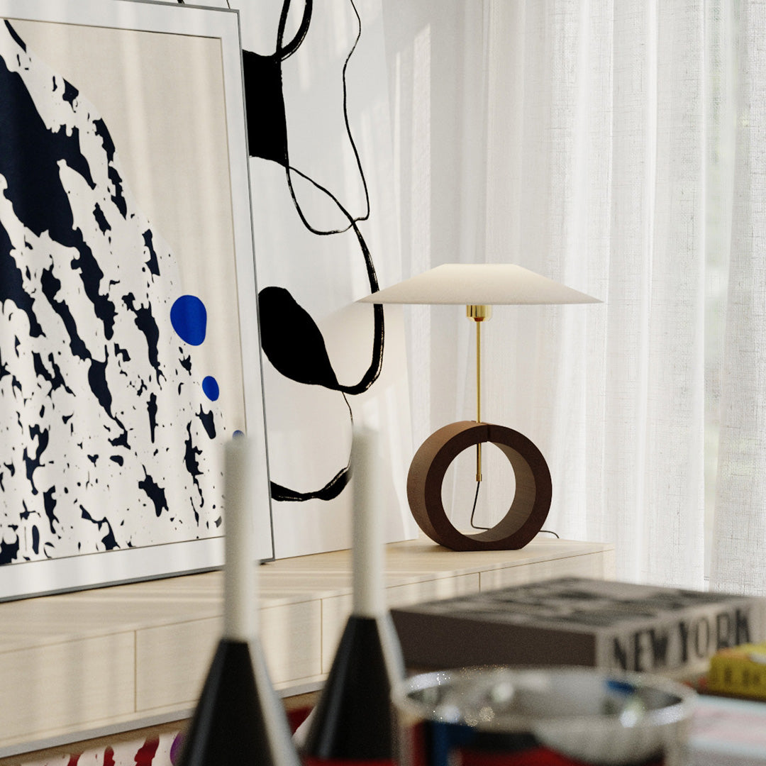 Natural Wood Table Lamp Nordic Minimalist Luxury Creative Lamp