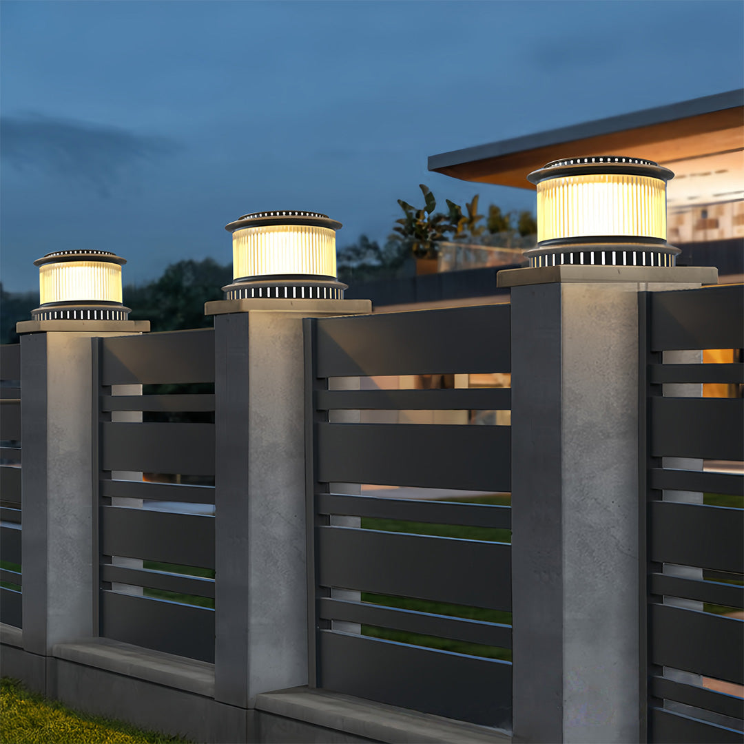 Stainless Steel Pillar Lights Modern Minimalist LED Light