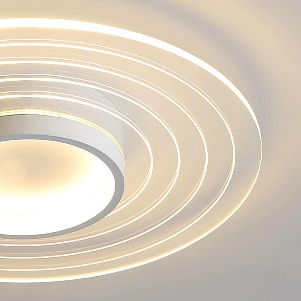 Multiple Circles Dimmable LED Modern Flush Mount Lighting Ceiling Lights for Bedroom
