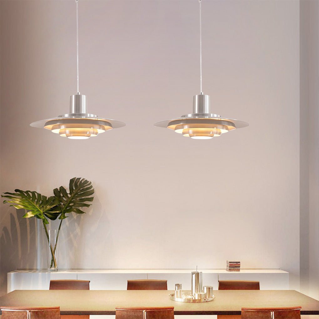 Saucer Pendant Light Multi-layer Modern Artistic Ceiling Light