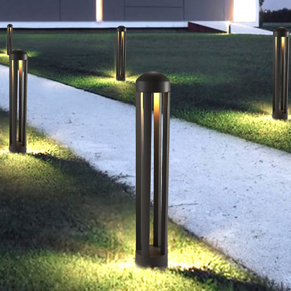 Landscape Bollard Lights Minimalist Four-Post LED Outdoor Light