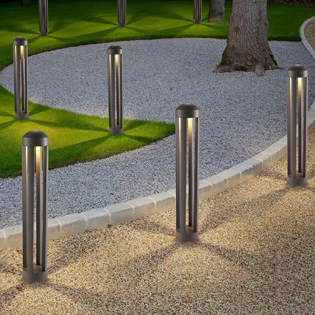Landscape Bollard Lights Minimalist Four-Post LED Outdoor Light