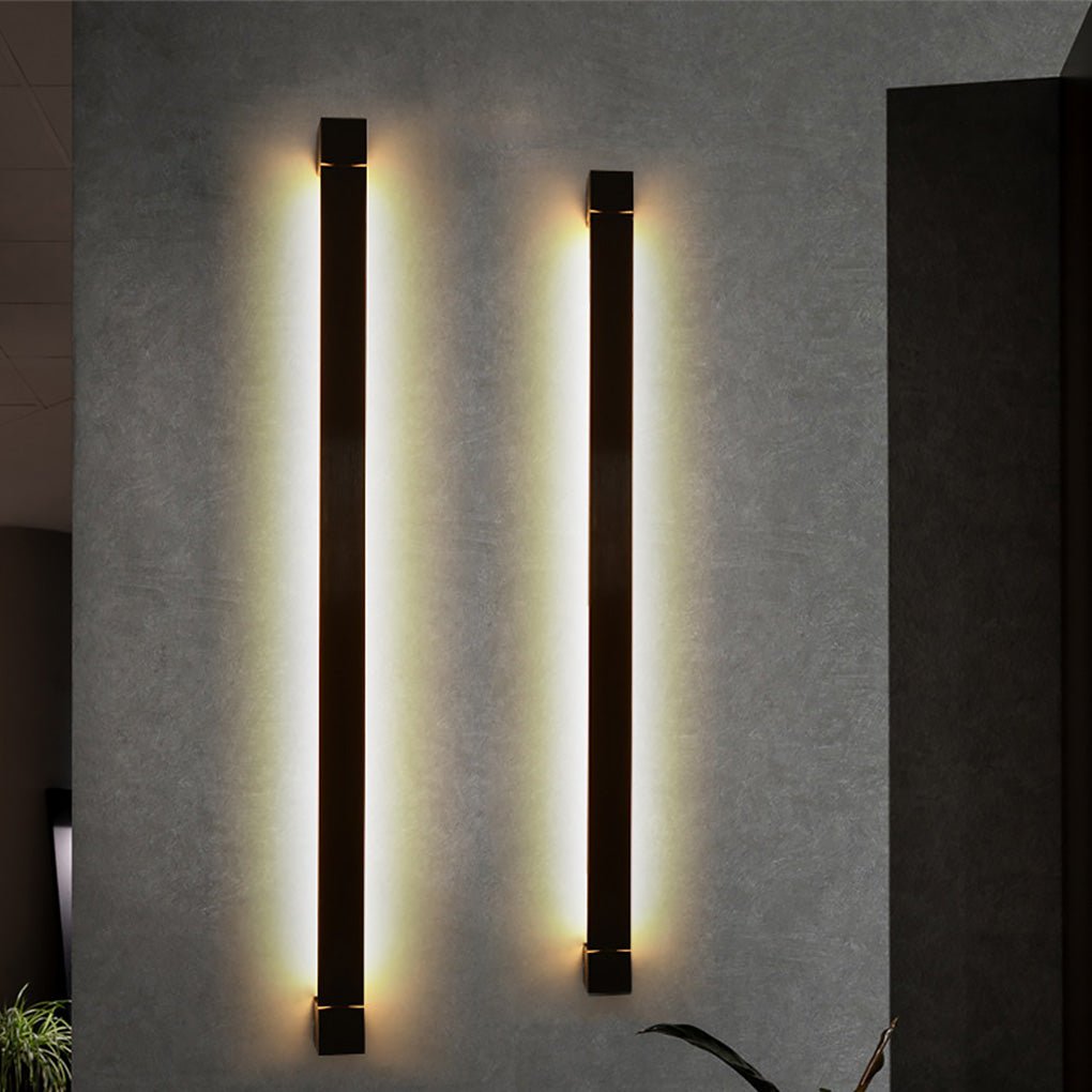 Nordic Ultra-thin LED Bar Lights Background Wall Rotatable Wall Lamp