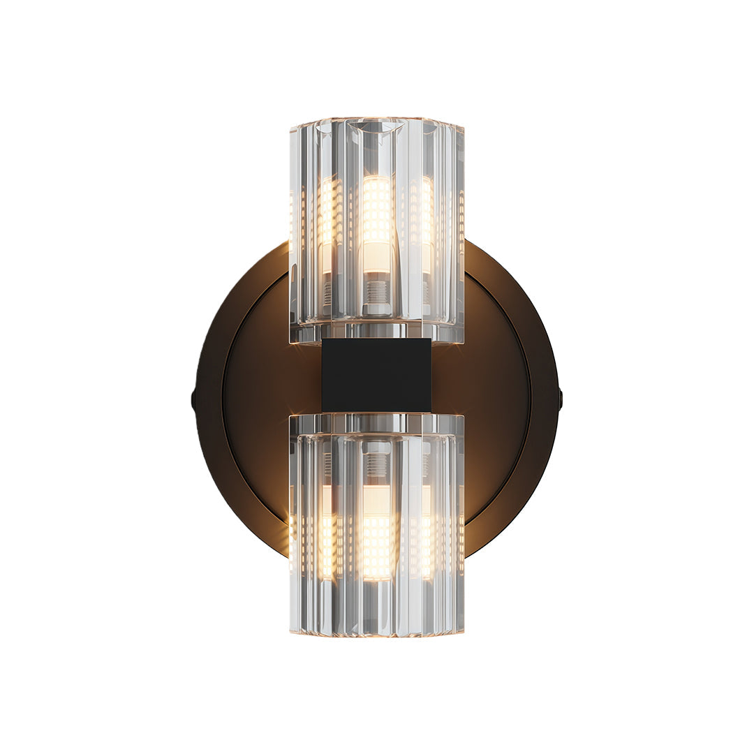 Crystal Wall Light Modern Luxury Metal Copper Lamp