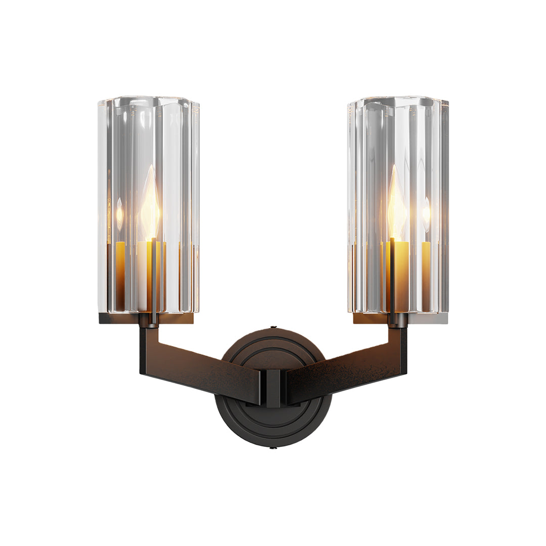 Decorative Wall Sconce Candle Minimalist Copper Lamp