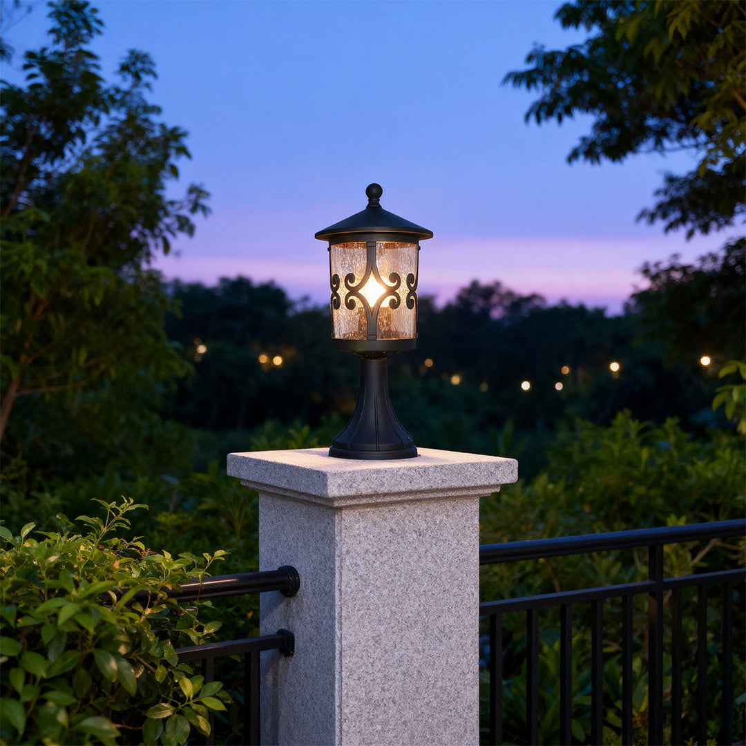 Porch Pillar Lights Waterproof European Style Aluminum Outdoor Light