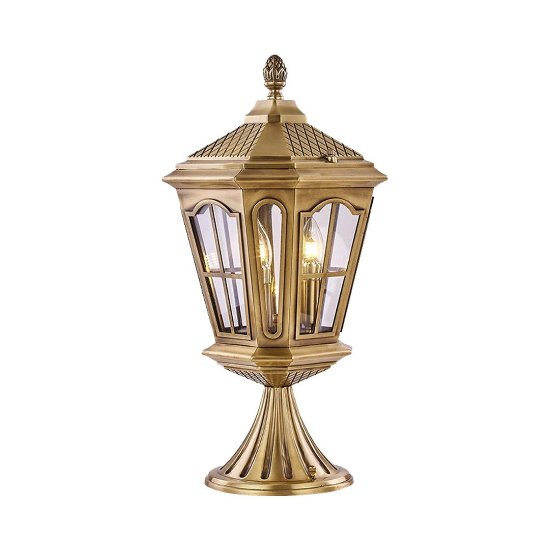 Exterior Pillar Mount Lights European Style Landscape Lamp