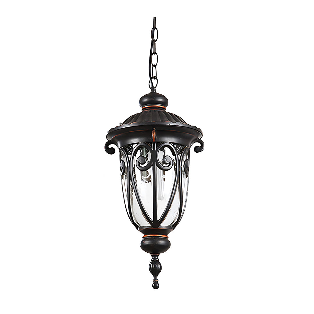 Black Ceiling Light Fixtures Aluminum Waterproof European-Style