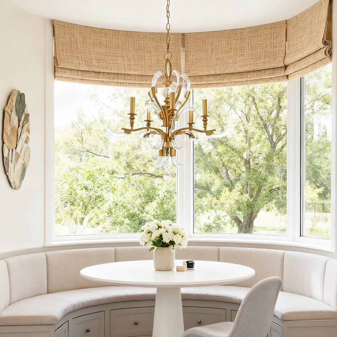 Gold and Crystal chandeliers Luxury Classic Exquisite Ceiling Light