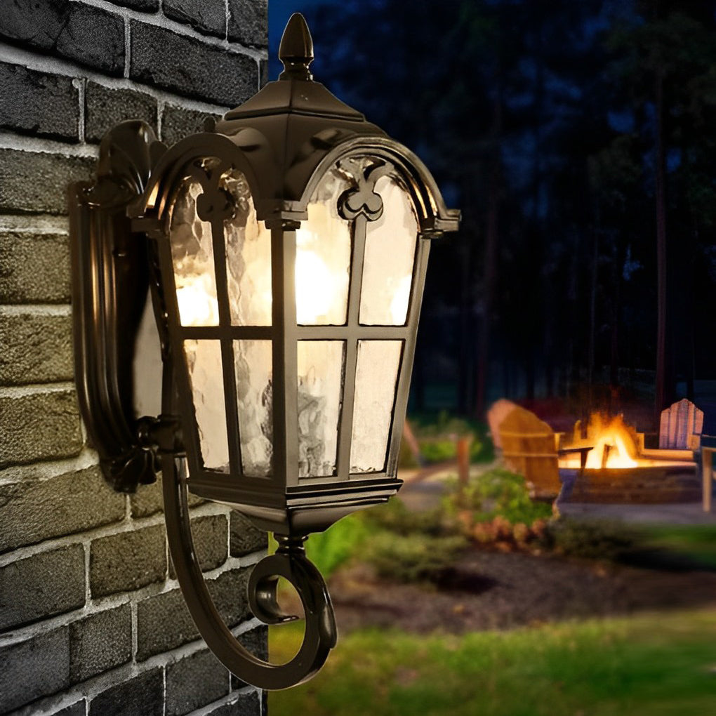 Outdoor Black Sconce European-Style Waterproof Lamp