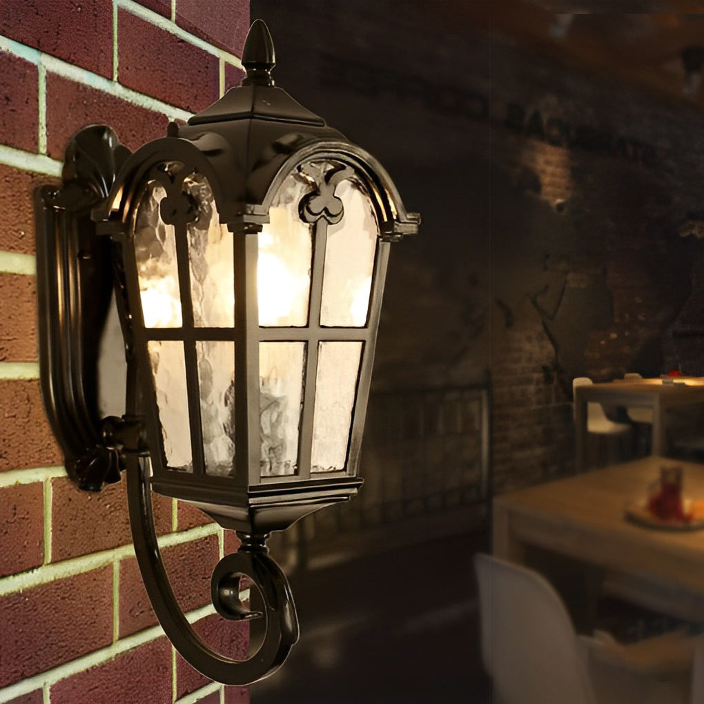 Outdoor Black Sconce European-Style Waterproof Lamp