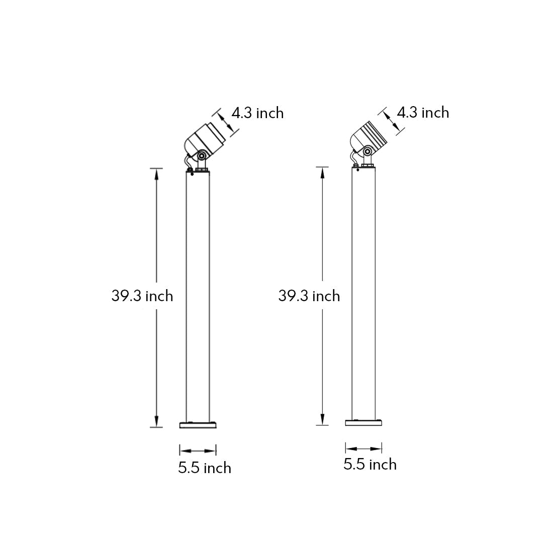 LED Light For Garden Minimalist Elegance