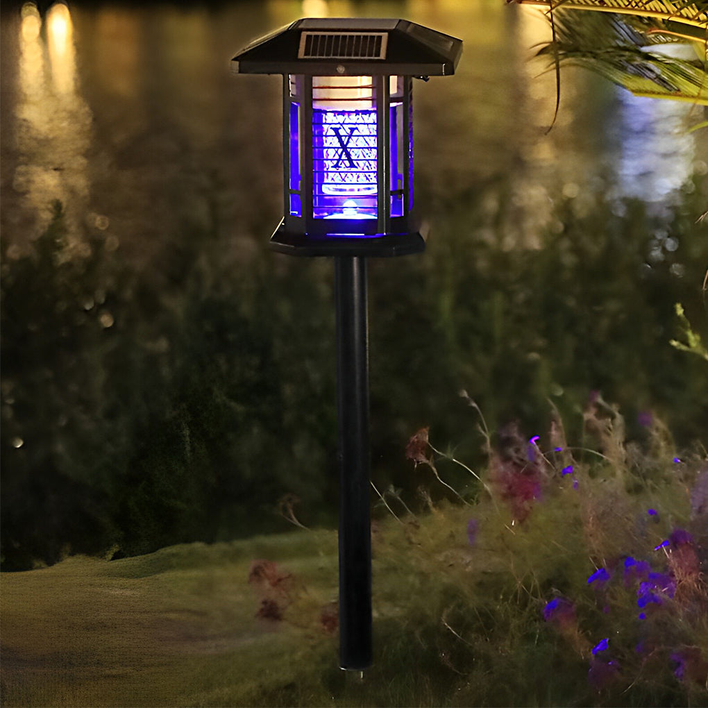 Outdoor Bug Repellent Lights Waterproof Solar Metal Light