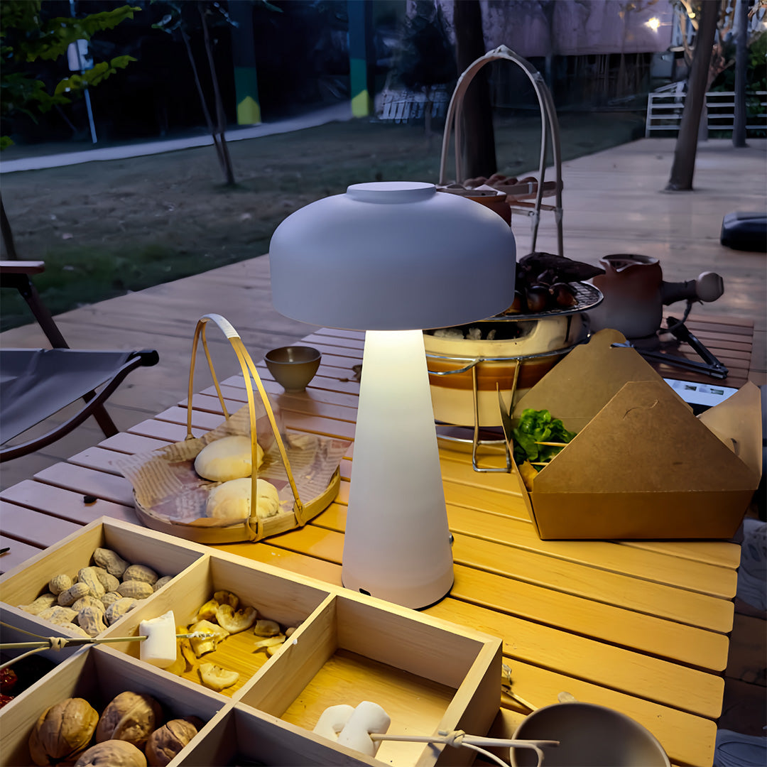 Mushroom Table Lamps Dimmable Touch Control Portable LED Lamps