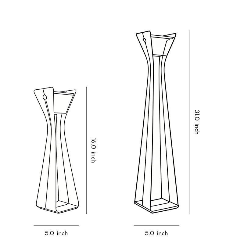 Outdoor Floor Lamps for Porches Modern Metal Path Light