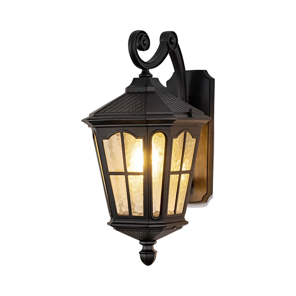 Outdoor Front Porch Lights Vintage LED Aluminum Solar Light