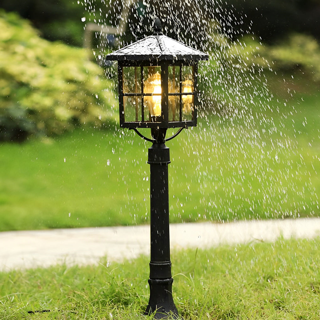 Outdoor Lawn Lights Vintage Black Landscape Lighting