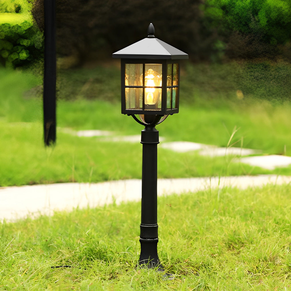 Outdoor Lawn Lights Vintage Black Landscape Lighting