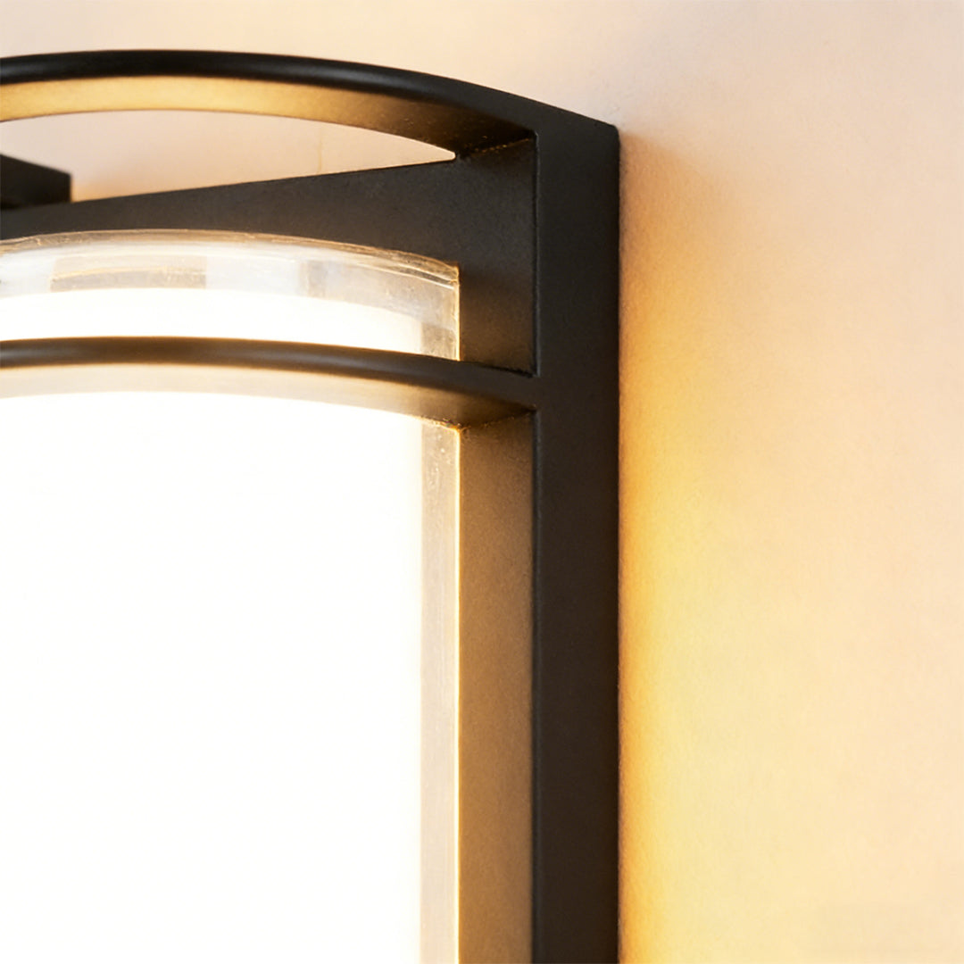 Outdoor LED Light Fixtures Wall Mount Dual-Layer Shade Light