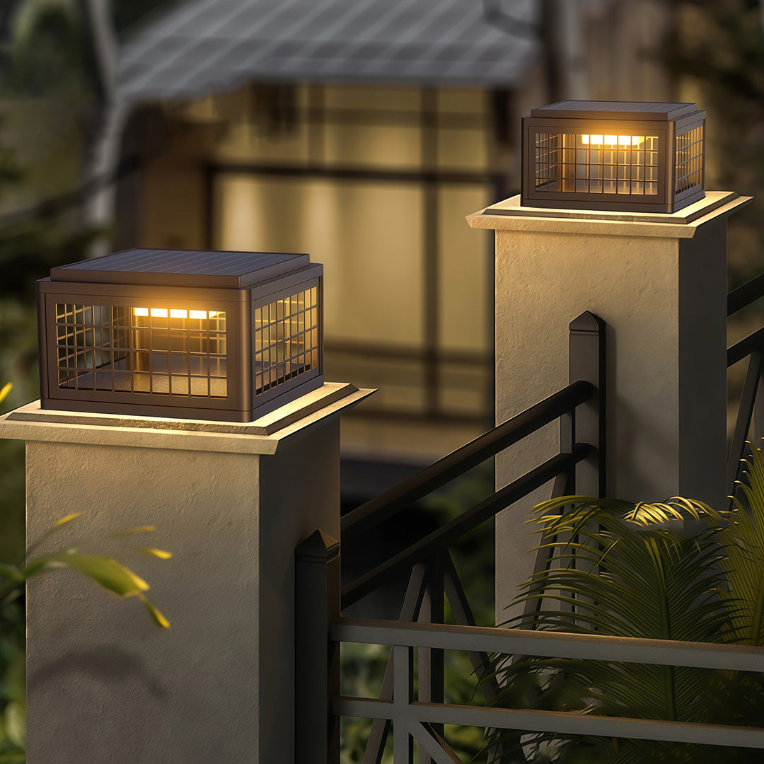 Decorative Pillar Lights Waterproof Outdoor Garden Post Light