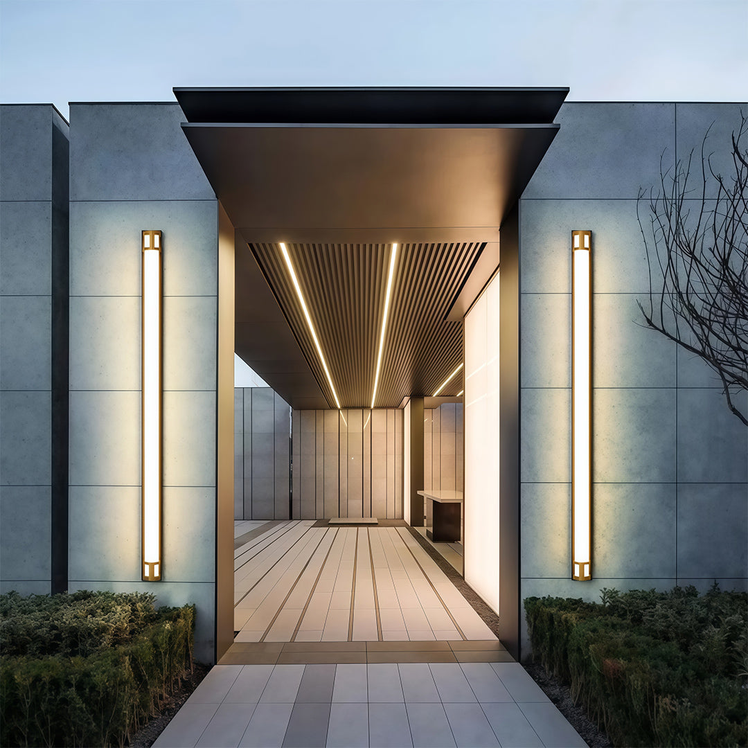 Outdoor LED Wall Sconce Lighting Linear Ambience Lamp