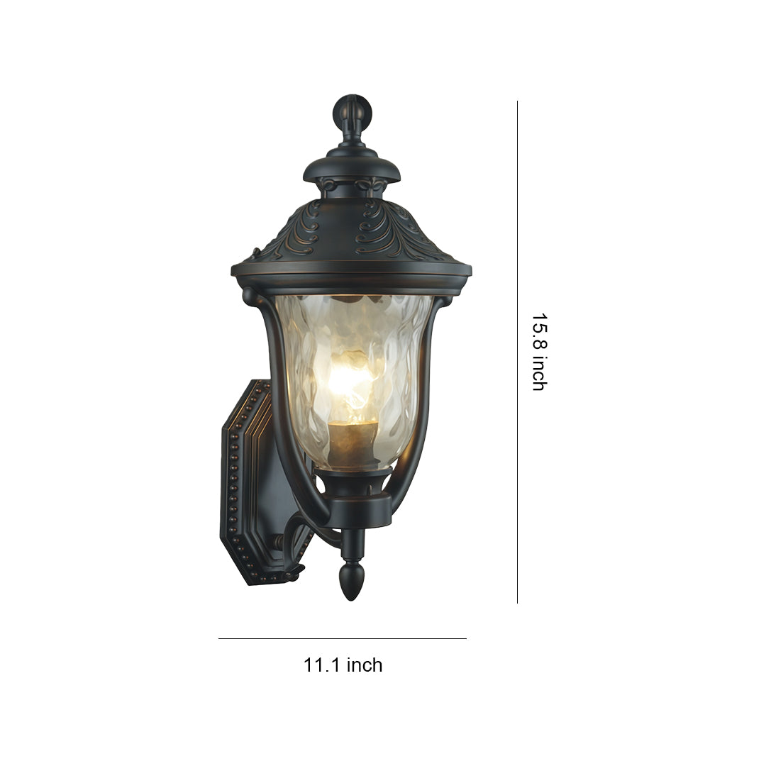 Outdoor Wall Light Waterproof Coffee Rust-Proof Aluminum Lamp