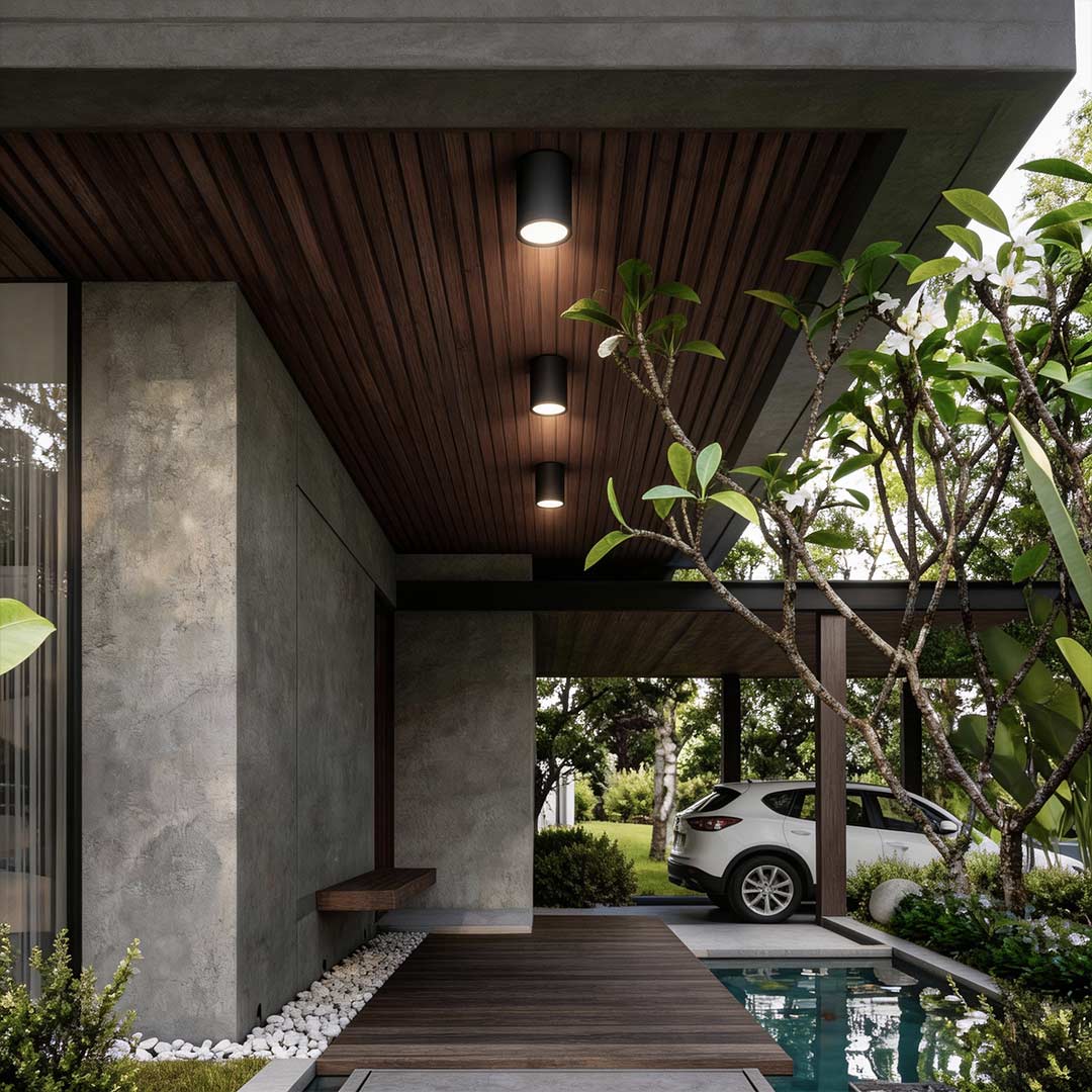 Outdoor Lighting Downlights LED Waterproof Ceiling Light