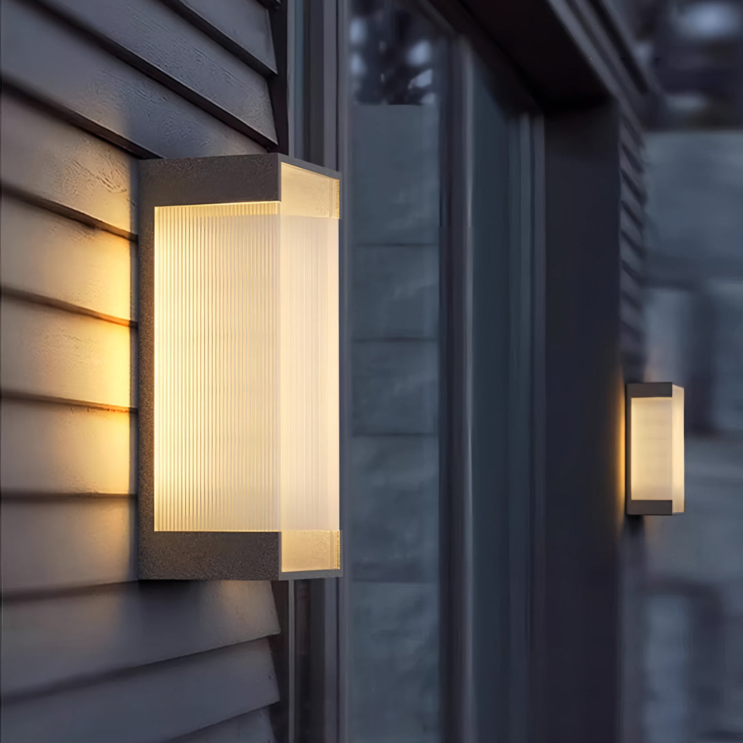 Outdoor Lighting Fixtures Wall Mounted Modern Waterproof Lamp