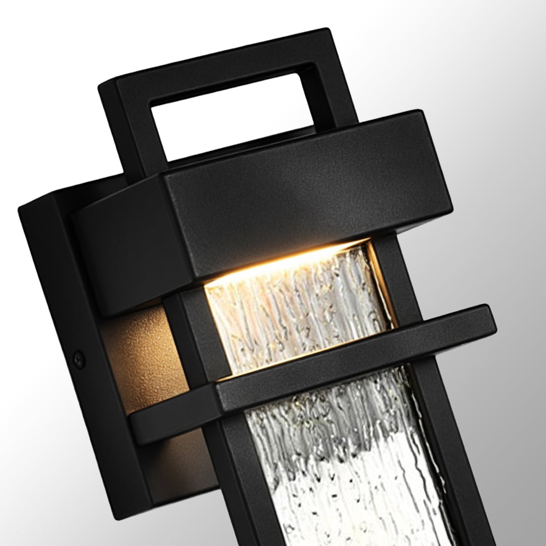 Outdoor Lighting Wall Mount Black LED Waterproof Light